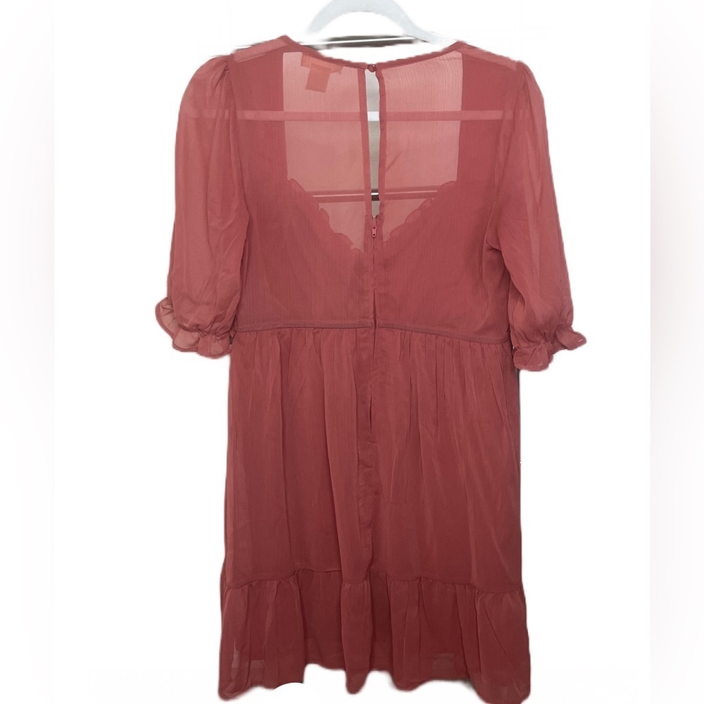 Altar’d State Lesley Ruffle Dress Sz L - Picture 3 of 5